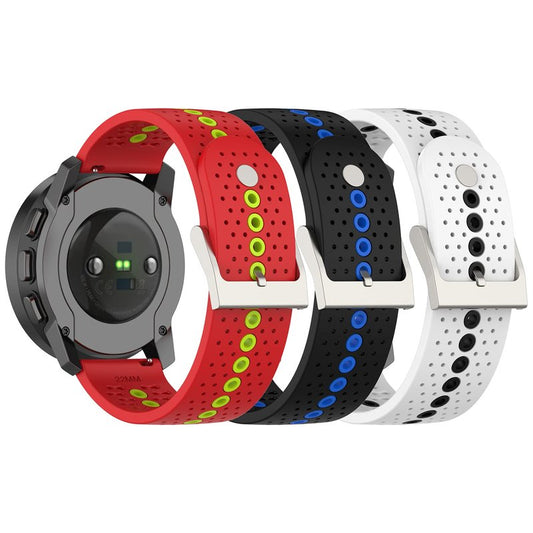Soft Silicone Strap Compatible with Fossil Men's 44mm Gen 6/Gen 5E 44mm/Garrett/Women's Gen 5 Julianna/Carlyle for Men Watch Band Replacement Wristband Sport Band for Fossil Men's Gen 6 44mm Bands (3pcsA)