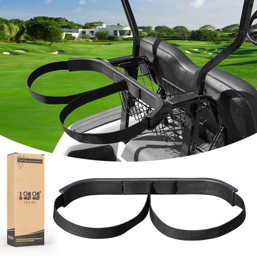 10L0L Golf Cart Bag Holder Bracket Attachment for EZGO TXT & Medalist 1994-2013, Golf Cart Club Holder for 2 Seater Carts OEM 610642 618206 71851-G01
