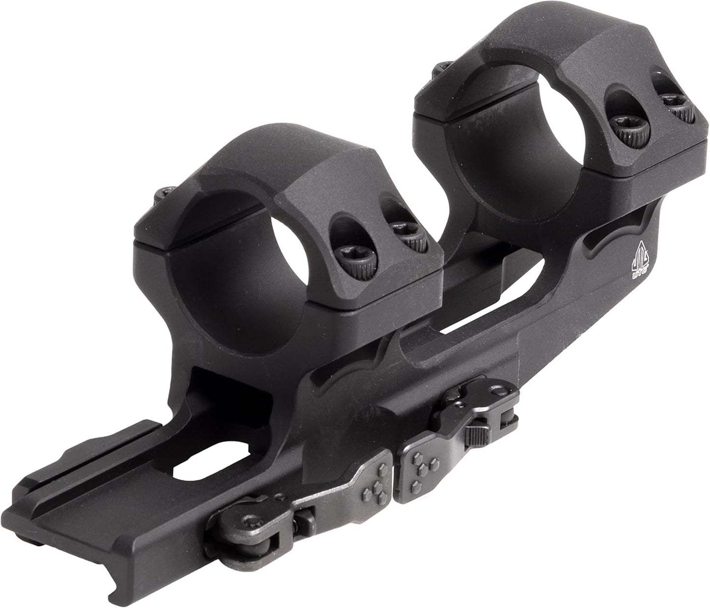 UTG ACCU-SYNC QR 1" Medium Pro Scope Mount - 34mm Offset, Sleek Black Design