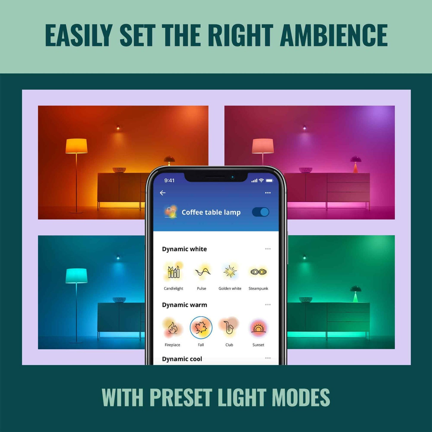WiZ Connected 100W A19 LED Smart Light Bulbs Color - Connects to Your Wi-Fi - E26 Smart Bulb - Control with Voice or App + Activate with Motion - Matter Compatible
