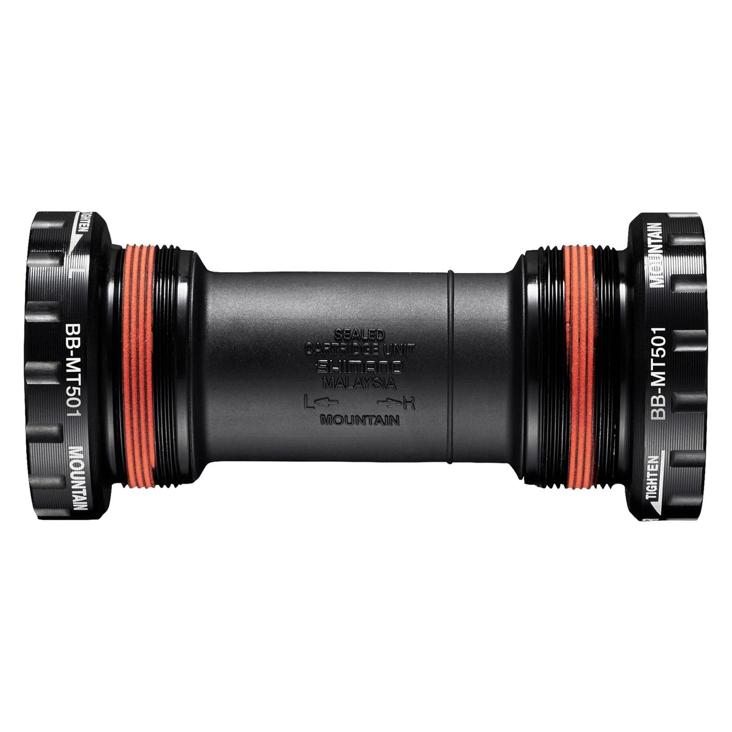 Shimano BB-MT501 English Bottom Bracket - English, 68/73mm, Fits Hollowtech II Spindle, Black