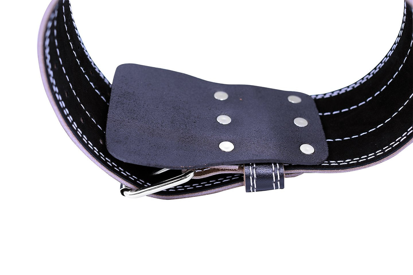 Weight Power Lifting Belt 4” Wide Cobra Grips Premium Genuine Leather Belt for Men & Women Adjustable Weightlifting Back Support (Black, Medium 32"-40")