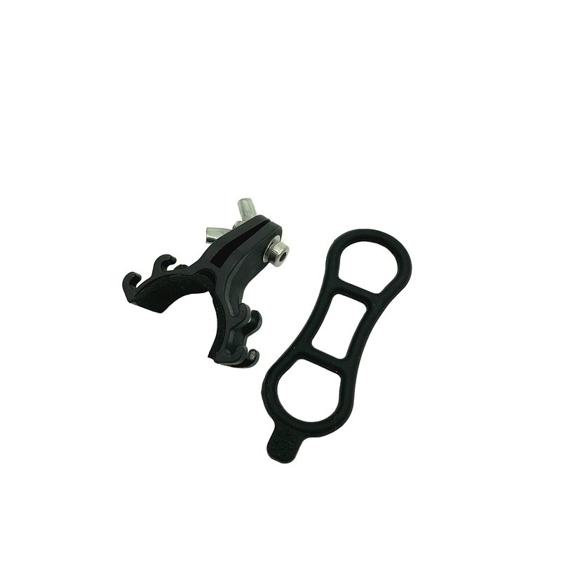 Thinvik Bike Race Number Plate Holder Cycling Number Mount - Quick Release with Rubber Bands（Include Number Plate）