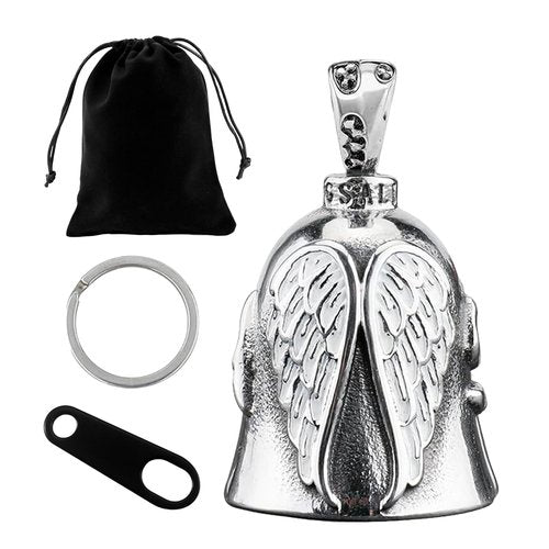 Phidinova Motorcycle Guardian Bell, Lucky Protection with Loud Clear Ring Durable Zinc Alloy for Bikes Riders Pets, Backpacks & Keys