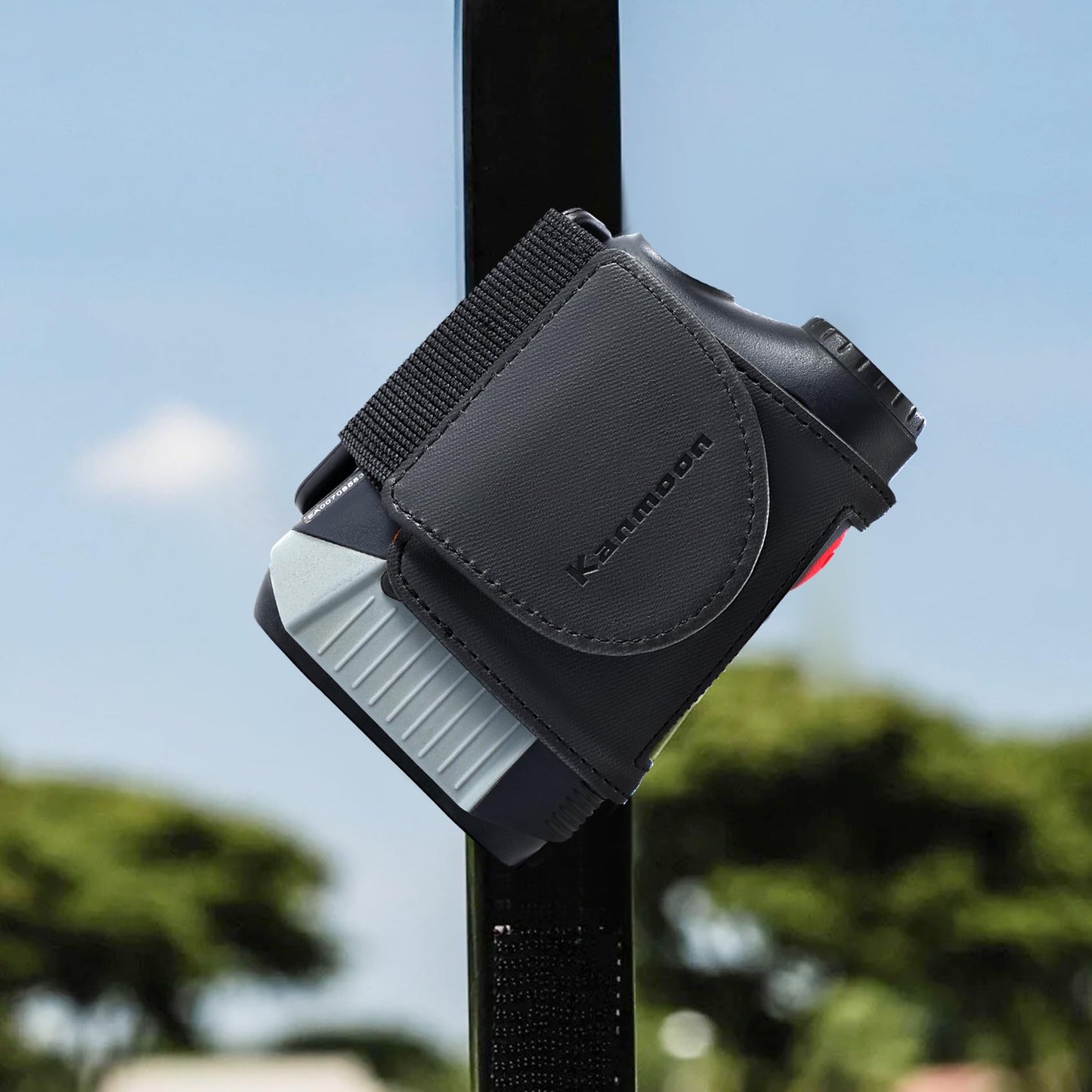 Kanmoon Golf Rangefinder Magnetic Strap, Adjustable Magnetic Rangefinder Strap Holder Wrap Mount for Golf Cart with Strong Magnet, Golf Accessories
