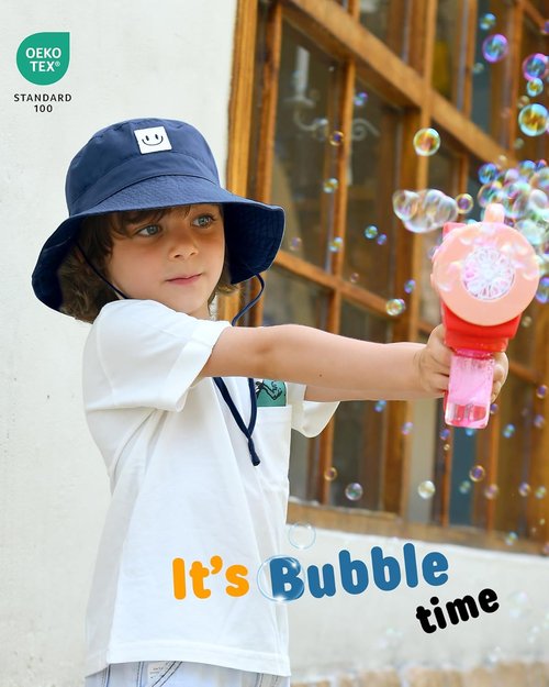 FURTALK Baby Sun Hat - Smile Face Toddler Bucket Hat with UPF 50+ Sun Protection | 0-5 Years