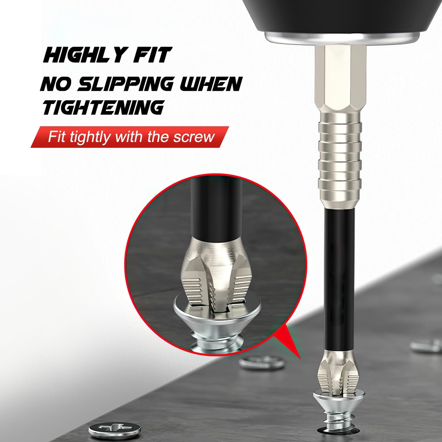 High Magnetic Screw Drill Bit, Strong Magnetic Durability Screwdriver Drill Bit Set, Anti-Slip Drill Bit Set, 25 50 65 70 90 150mm