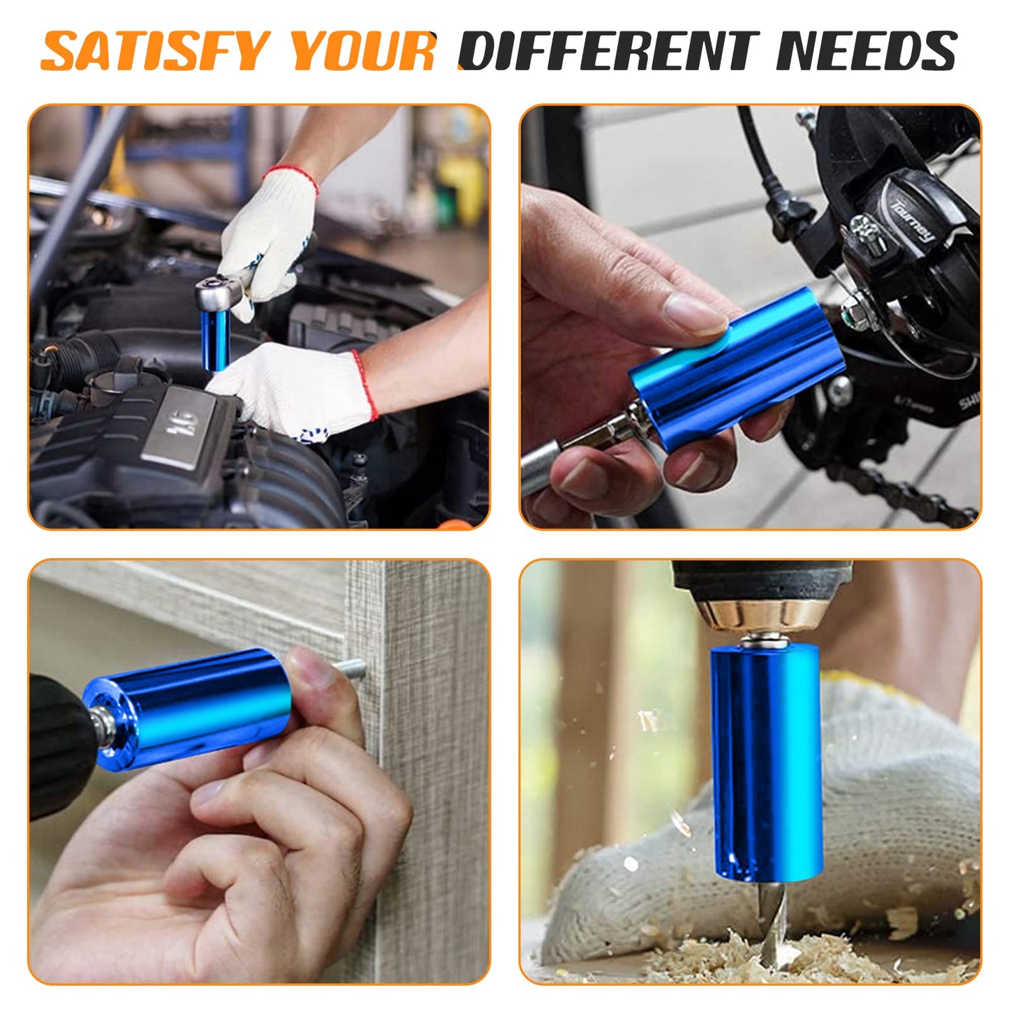 Christmas Dad Gifts for Father Husband Grandpa Him Men from Daughter Son Wife,Universal Socket Tools Gifts for Dad,Stocking Stuffers Gifts for Adults Men Who Have Evreything Mens Gifts for Fathers Day