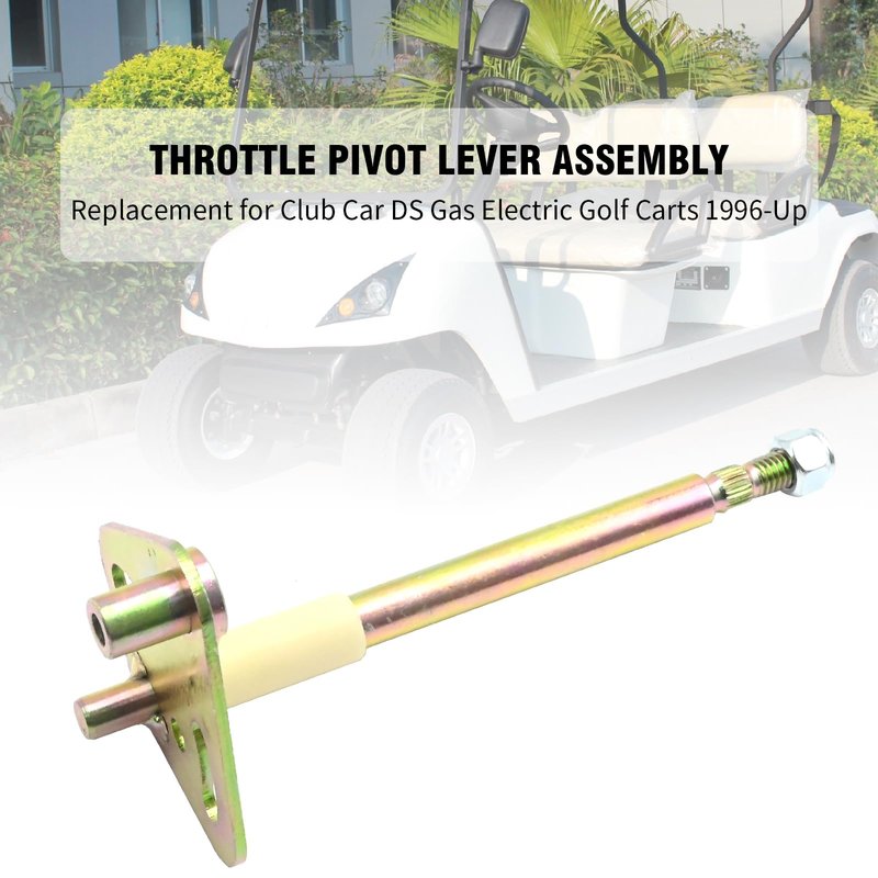 Newnessai 101206001 Golf Cart Accelerator Pivot Rod Assembly, Replacement for Club Car DS Gas Electric Golf Carts 1996-Up, Replaces 102026001 1017325 1011700