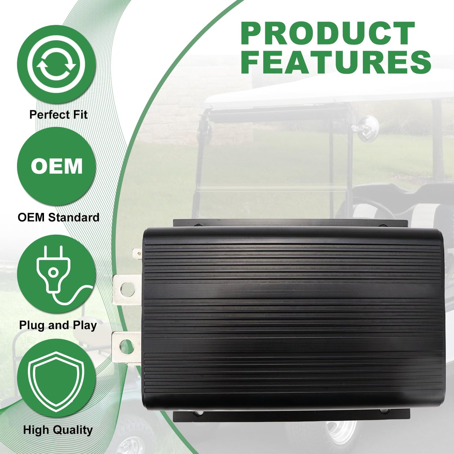 1204-027 Curtis Speed Controller 36V 275amp 0-5KΩ for EZGO Golf Carts DC Motor Controller 1204M-015,1204-032, 1204M-4201,1204-408