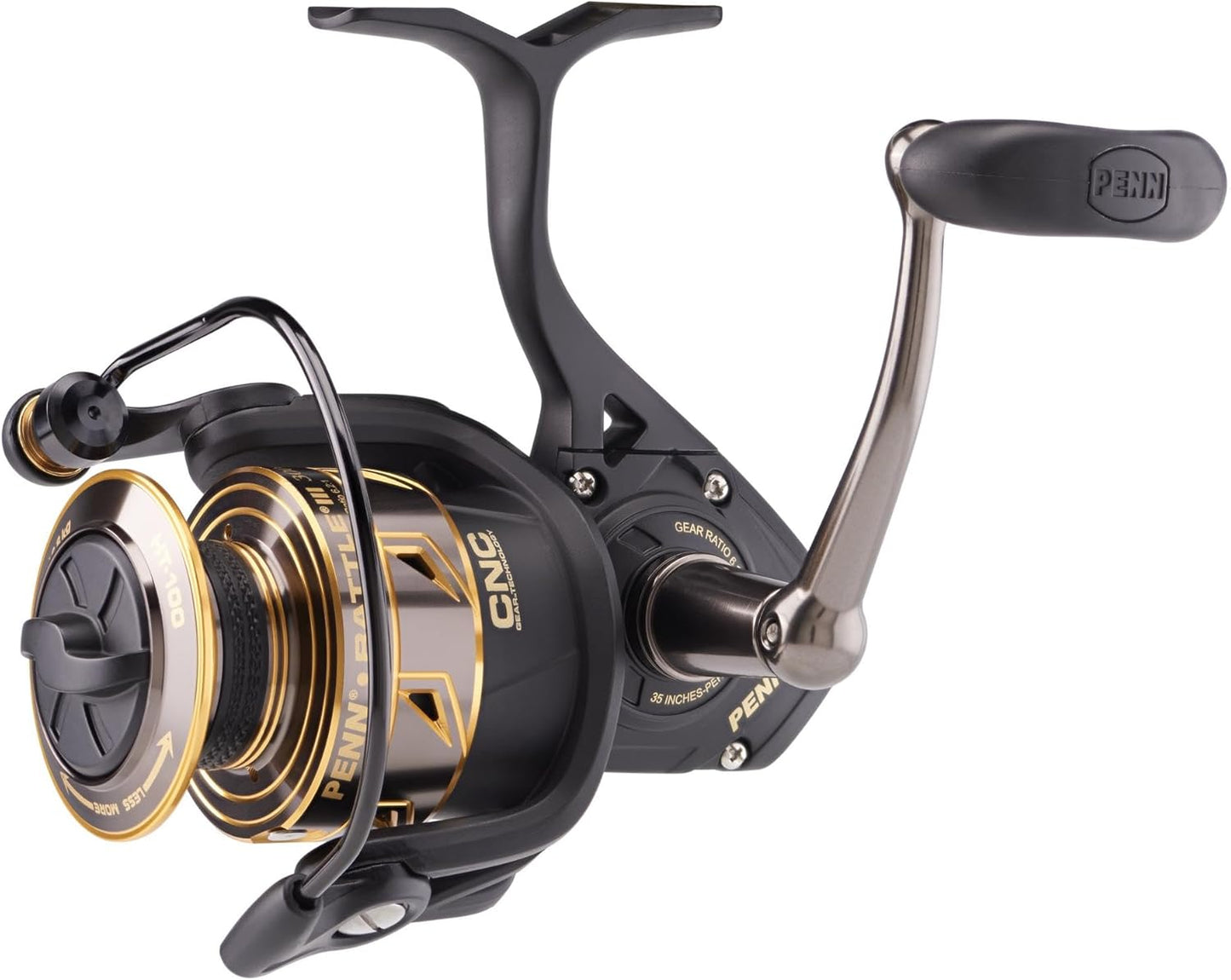 Penn Battle IV Spinning Fishing Reel - Durable Design for Smooth Casting | Lightweight and Versatile
