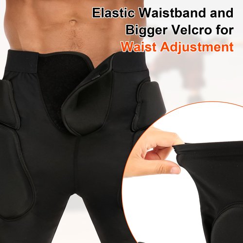 3D Protective Hip Butt EVA Padded Shorts, Crash Pad Impact Gear for Snowboard Skateboard Ski Roller Skating Bicycle et.