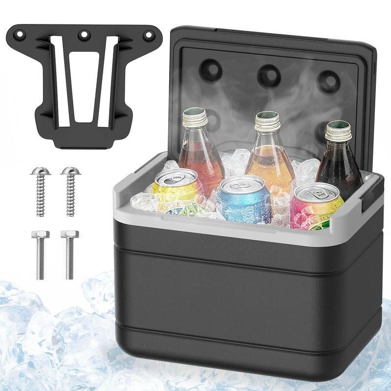 DRIVE UP Club Car Precedent Cooler, Club Car Cooler with Mounting Bracket Kit Caddy for Club Car Precedent and Club Car Tempo and Onward OEM 102588101 103886801