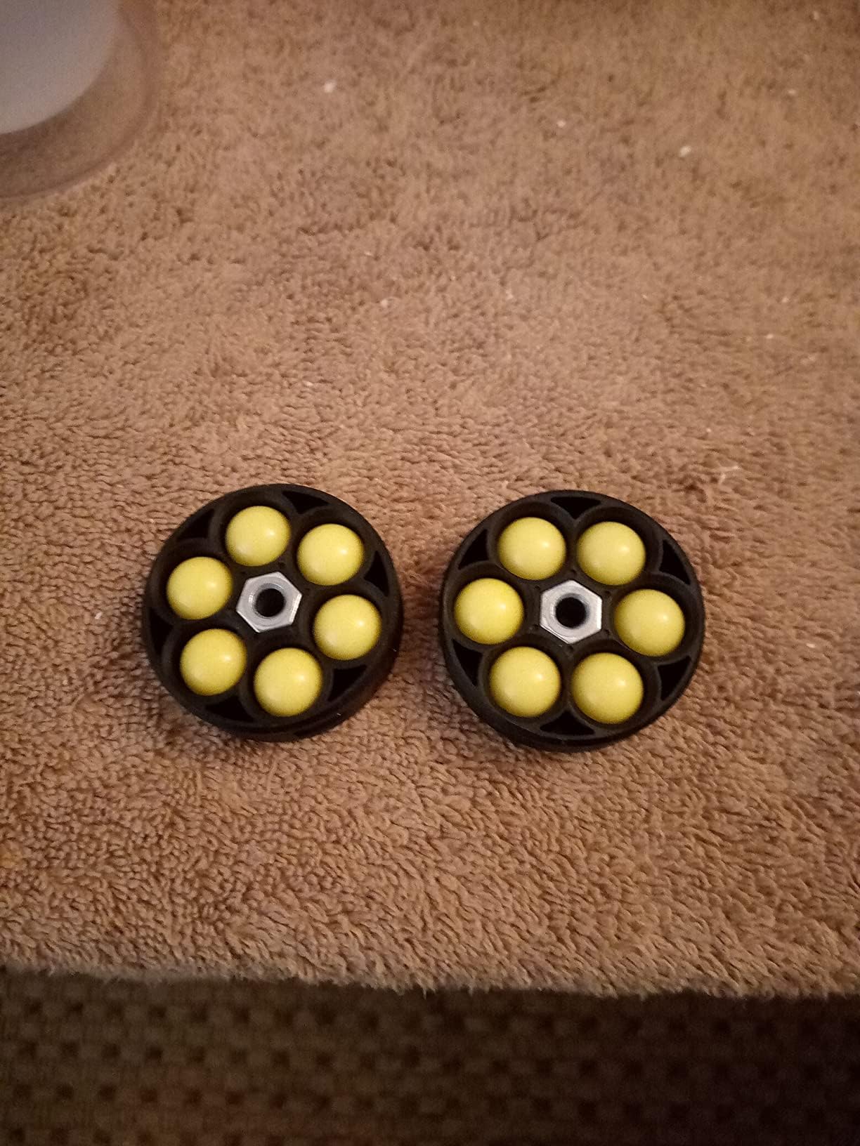 60 Counts Solid Nylon 50 Cal. Paintballs 50 Cal Rubber Balls Ammo for TR50/TP50/HDP50/HDR50 Reusable .50 Caliber Hard Plastic Projectiles for Self Defense (Yellow)