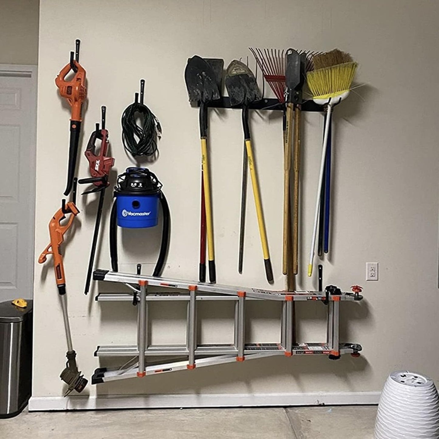 CROISSANT 2Pack Garage Storage Ladder Hook, Suitable for Kayak Hangers for Garage Wall, Heavy Duty Hooks for Hanging 50 lbs