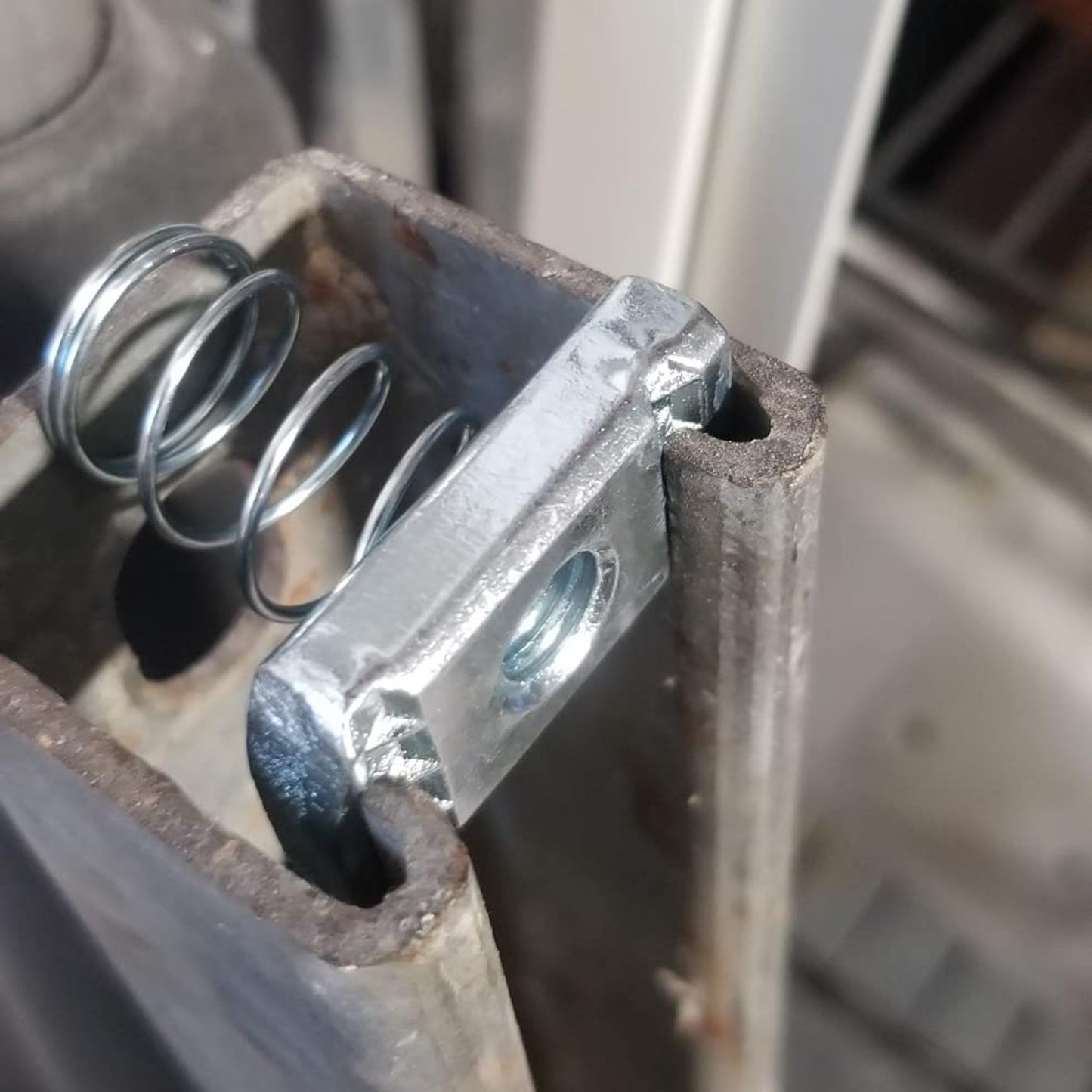 10 Pieces 3/8-16'' Standard Strut Channel Nuts Thickened Spring, Stainless Steel Hardware Accessories for Strut Channel P1008SS #4121