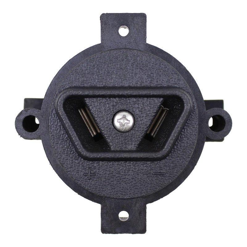 ApplianPar Crow Foot 2 Prong Charger Plug for Club Car Receptacle for Yamaha Part Electric Golf Cart