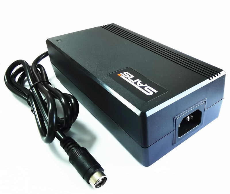 SANS 54V 2A Electric Bike Charger for 48V Lithium Battery Input Voltage AC120V(Straight Lotus Jack Connector)
