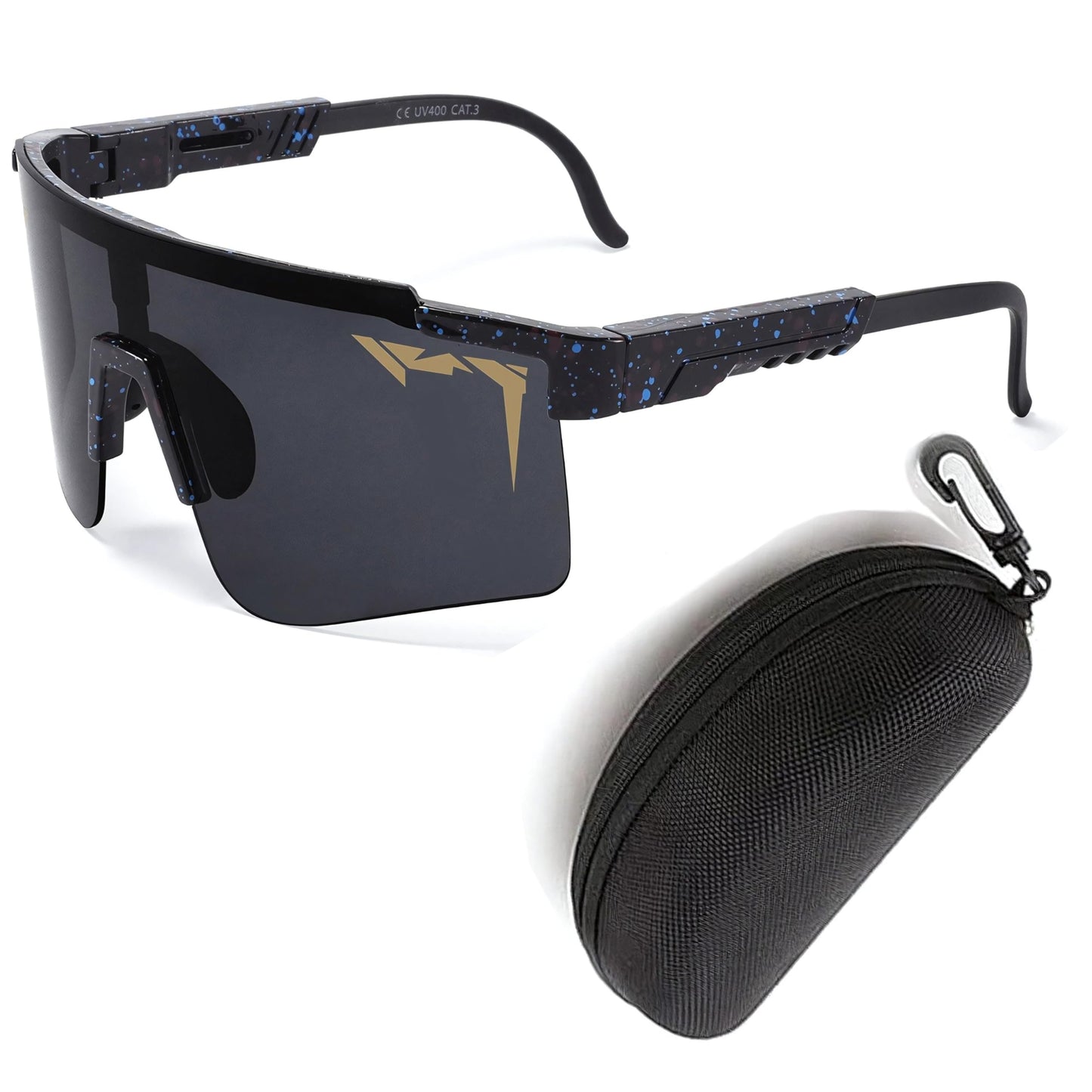 AAROX Sports Sunglasses Men-Women, Vipers Sunglasses for Mens Anti-UV Youth Baseball Softball Glasses Ages 12 & Up (PA-01)