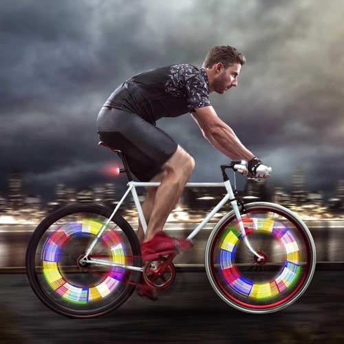 Enmoo Bike Spoke Reflector 6 Sets/72Pcs Bicycle Wheel Spoke Reflector Reflective Mount Clip Tube Warning Strip Waterproof Bicycle Spoke Reflectors