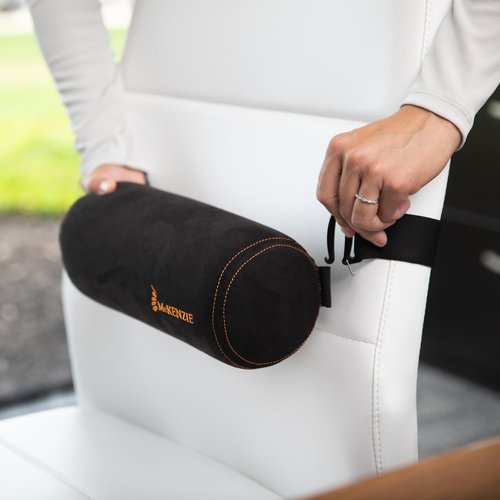 OPTP The Original McKenzie Signature Lumbar Roll – Premium Made Lumbar Pillow, Firm Lower Back Support for Chair and Lumbar Support for Car - for Improved Posture and Support