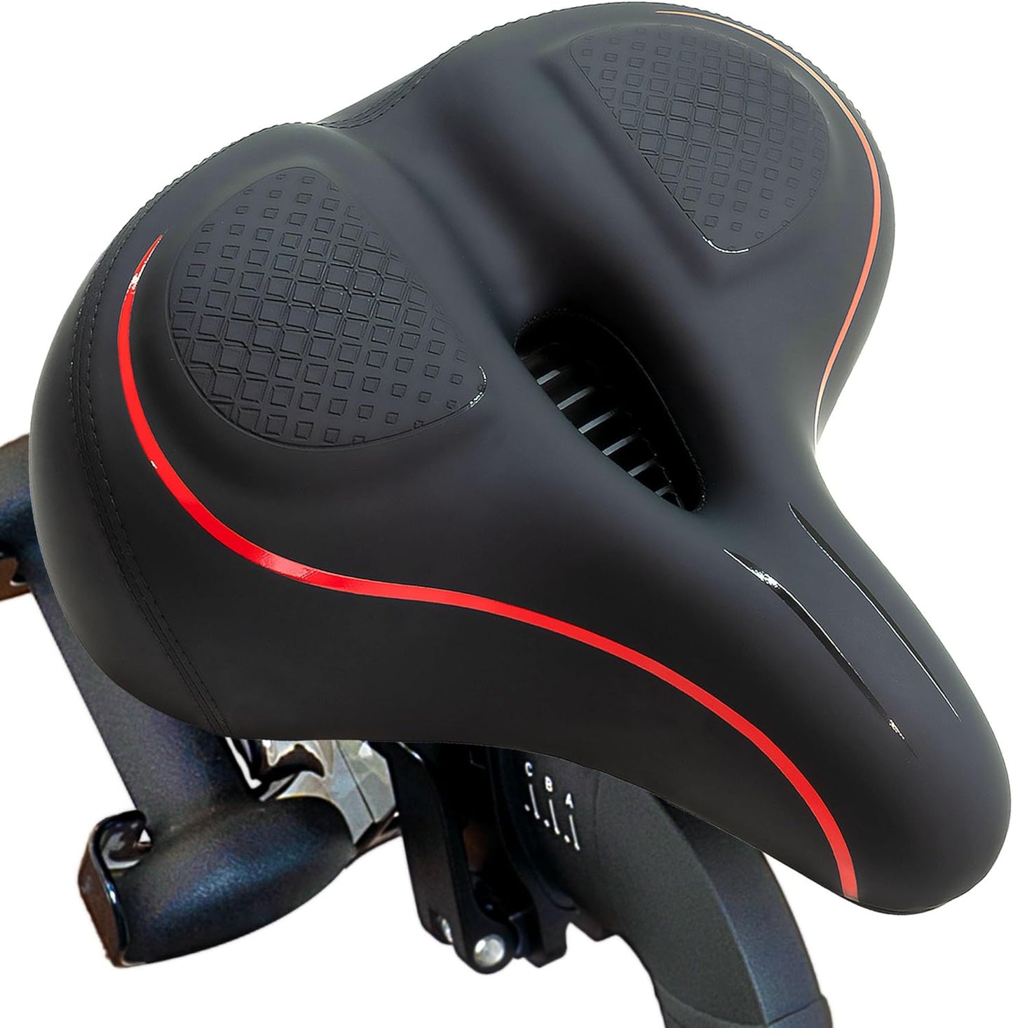 Peloton Replacement Extra Wide Seat - Oversized Cushion for Comfort | Fits Original & Bike+