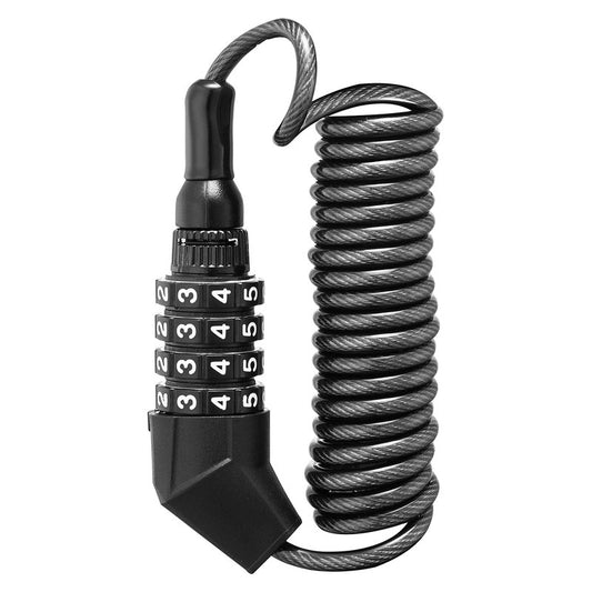 ROCKBROS Motorcycle Helmet Lock Bike Cable Lock Lightweight Combination Small Resettable Bike Wheel Lock for Strollers, Luggage