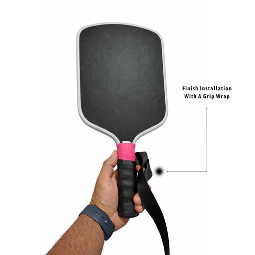 WrapCore Pickleball Paddle Grip – 5.25” Ergonomic Spiral Grip | Vibration-Reducing Design for Comfort, Power, Precision & Control | Universal Fit