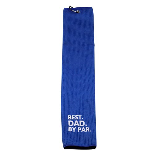 Embroidered Gift Best Dad by Par Golf Towel Golf Father Gift Papa Golf Towel