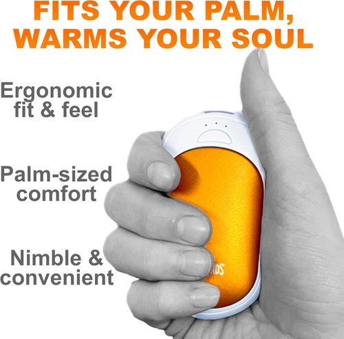 HotHands Rechargeable Hand Warmers - Portable, Long-Lasting Heat for Outdoor Activities | Compact Size
