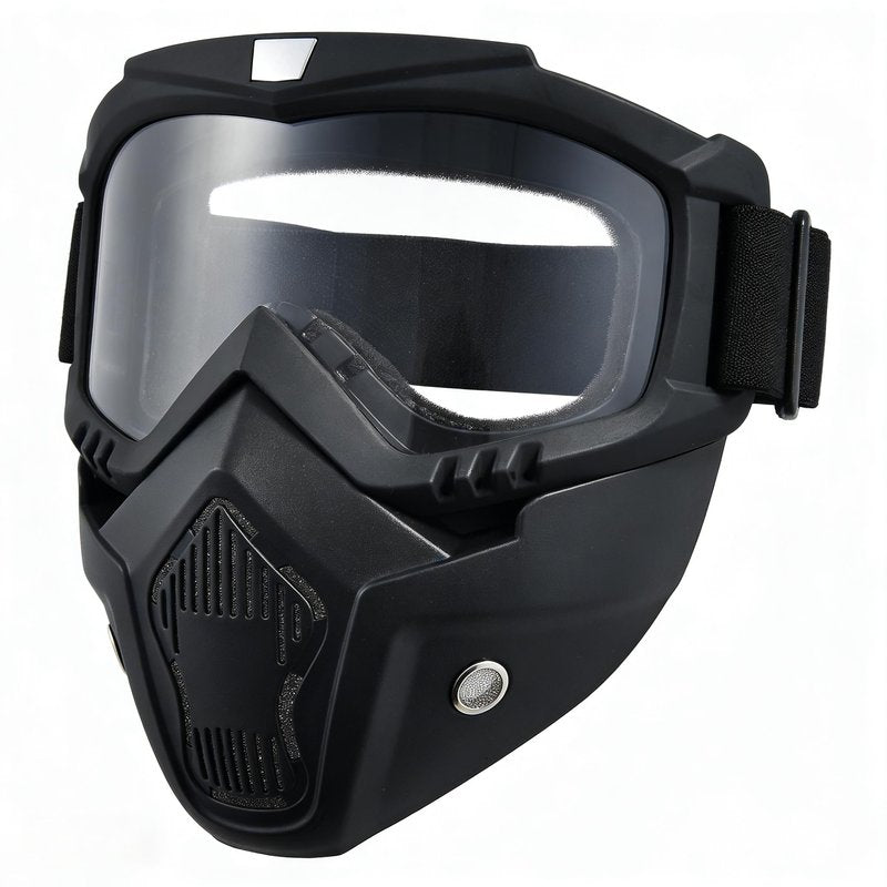 Motorcycle Face Mask Full Face,Dirt Bike Goggles Motocross, ATV, Offroad, Riding Racing Goggles for Men Women,Paintball Mask for Halloween Cosplay Paintball Game Props Party