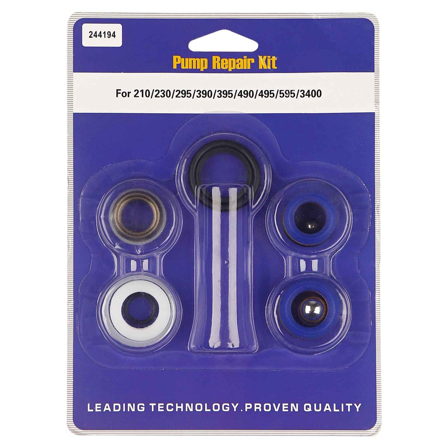 NWUCZW 244194 Pump Repair Packing Kit, for Graco Airless Paint 210 230 295 390 395 490 495 595 3400 Sprayers