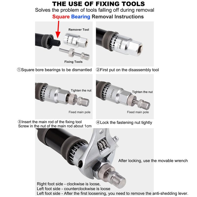 SONZUIA Bicycle Bottom Bracket Removal Tool Compatible with Shimano/ISIS Bottom Bracket Tool 20-Tooth