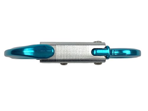 ProClimb Forged Aluminum Carabiner with Captive Eye, Blue