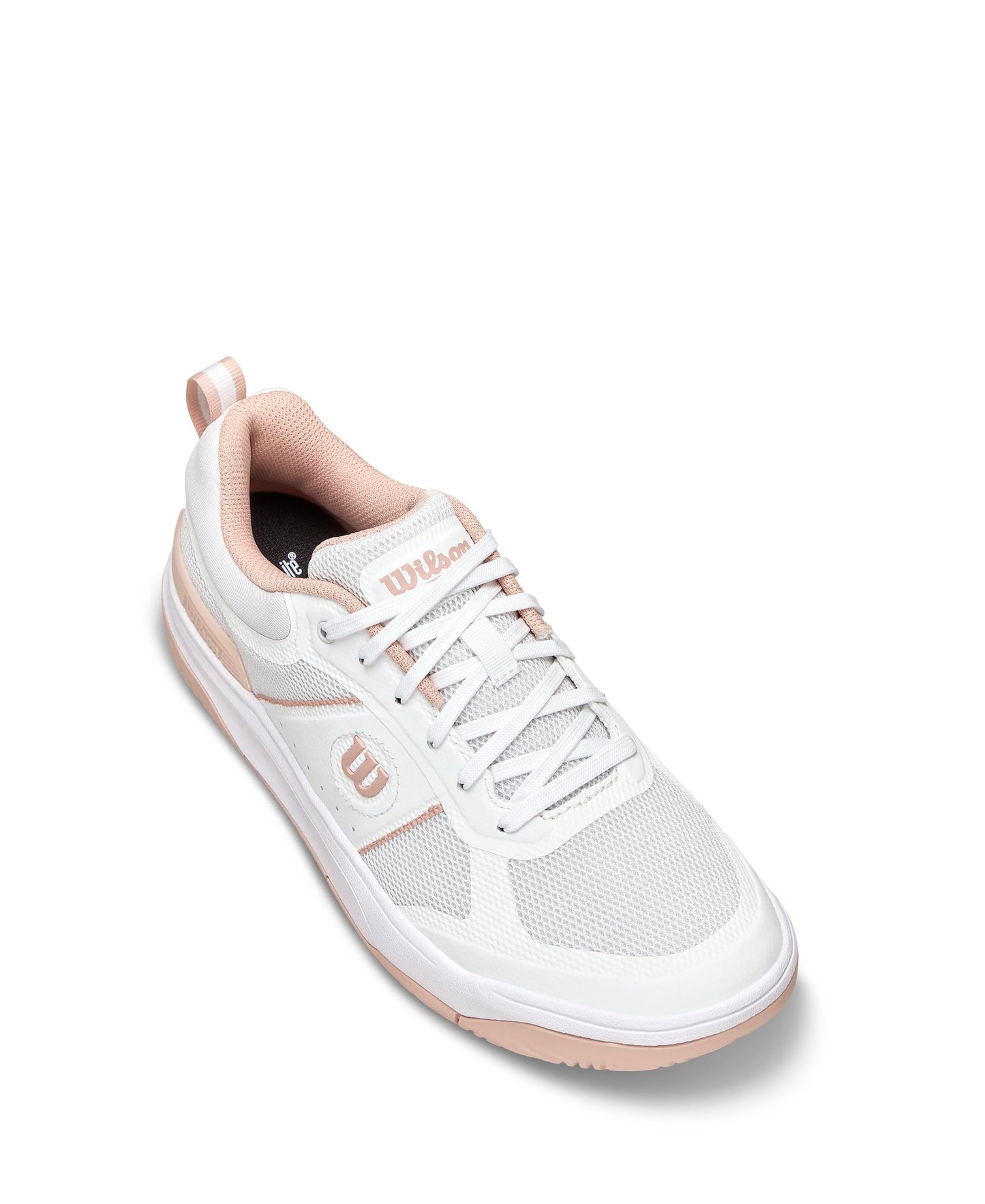 WILSON Pickle Pro Women's Pickleball Shoe - White/Cameo Rose, Size 8.5 US
