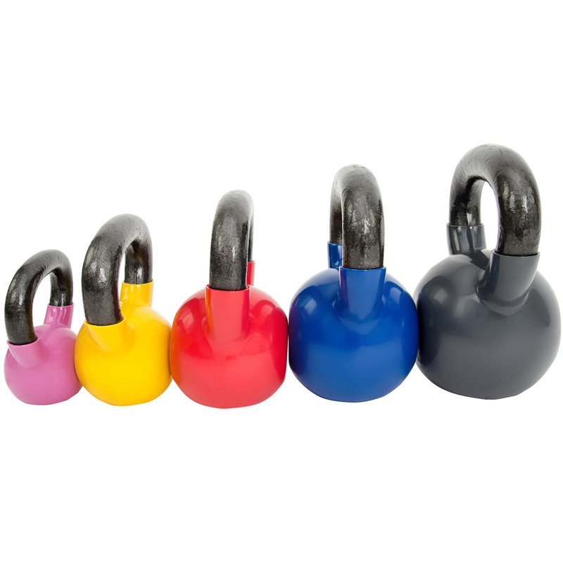 Sunny Health & Fitness Sunny Vinyl Coated Kettlebell (10-Pound)