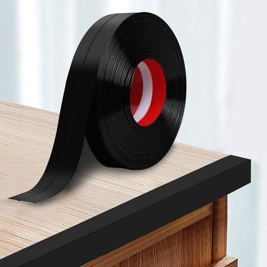 Storystore Wall Corner Protector Moulding Trim 1.6 in x 13 Ft,Peel and Stick Corner Moulding Trim, Self Adhesive Corner Guards Edge Protector for Wall Edge Corner, Countertop,Black