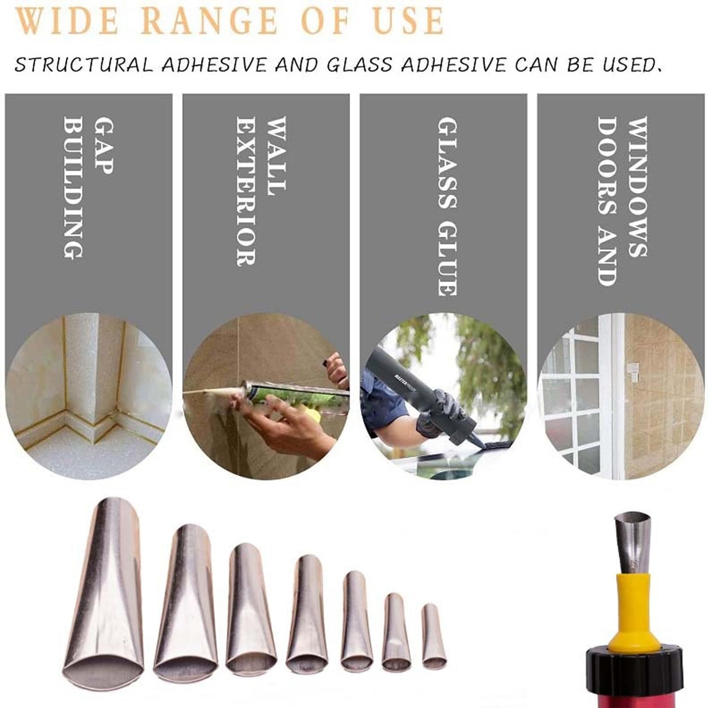 VICSDEP Silicone Caulking Tools 35 in 1 Sealant Finishing Tool Grout Remove Scraper Caulk Remover Glass Glue Angle Scraper