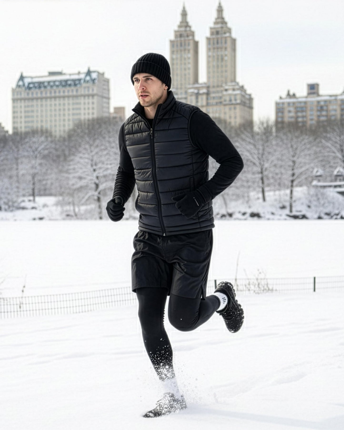 DRSKIN 3 Pack Men's Thermal Compression Pants Tights Fleece Lined Base Layers Underwear Workout Sports Athletic Winter (HOT Classic (B01 2P+WH 1P), L)