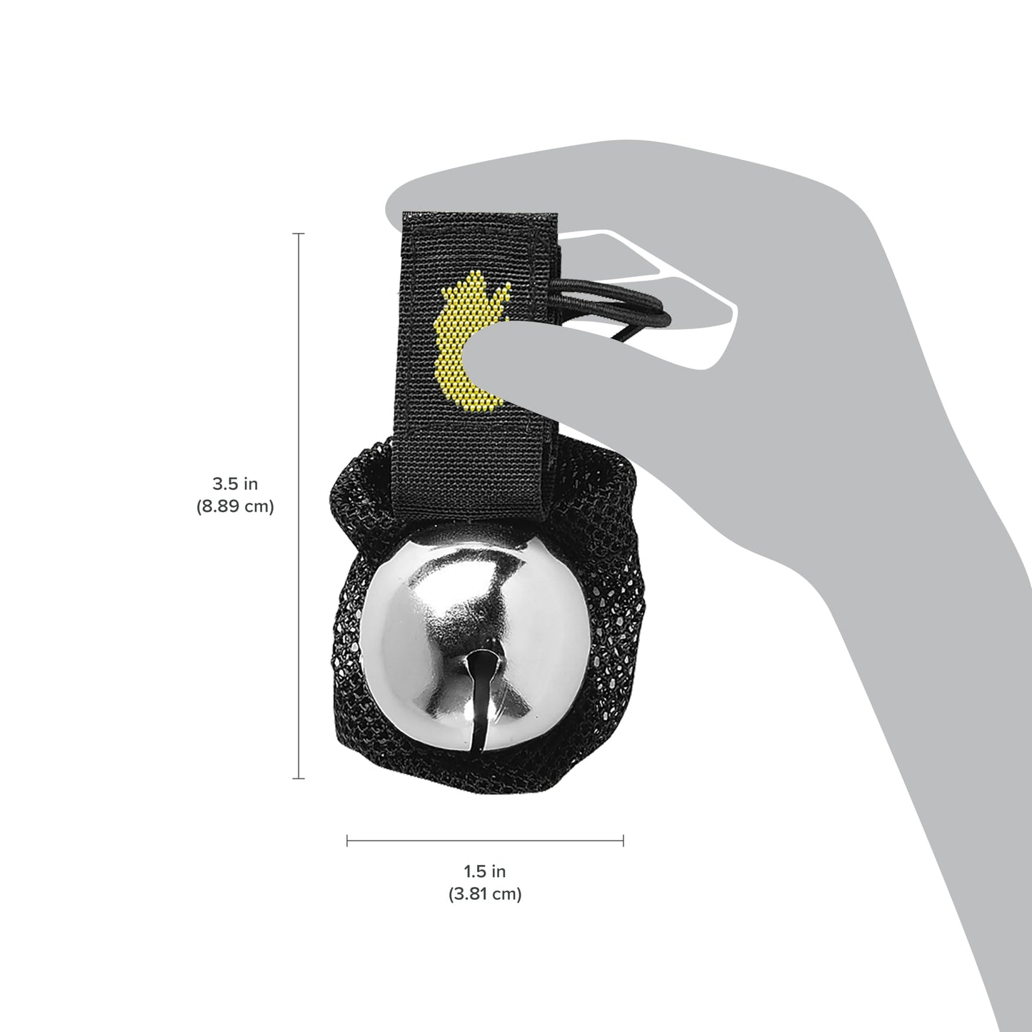 Coghlan's Magnetic Bear Bell with Silencer - Hiking Safety Gear for Wildlife Alert -Silver
