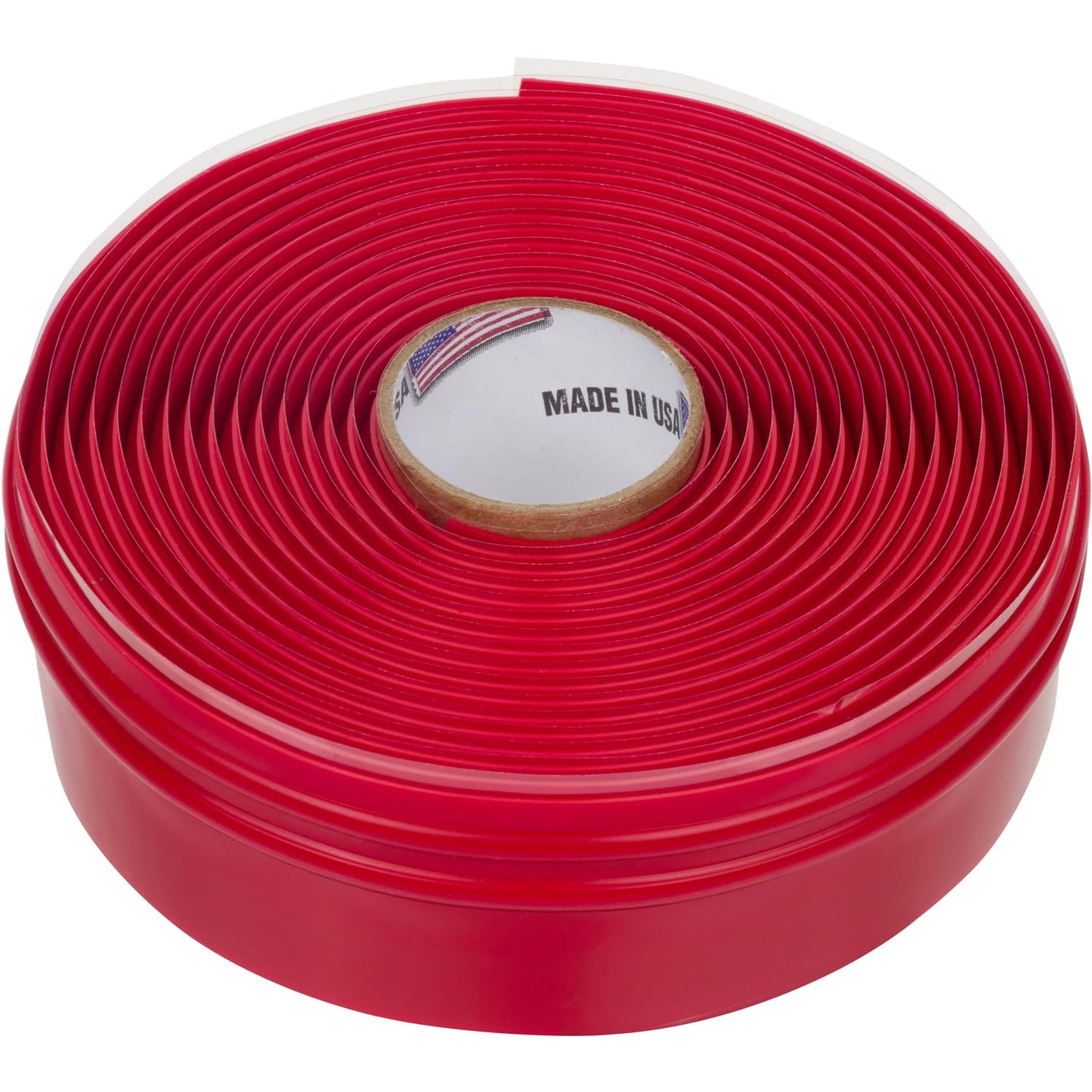 Tommy Tape Silicone Rubber Grip Wrap for Tool Handles, Fitness and Sports Equipment - Red, 1.7mm x 120in