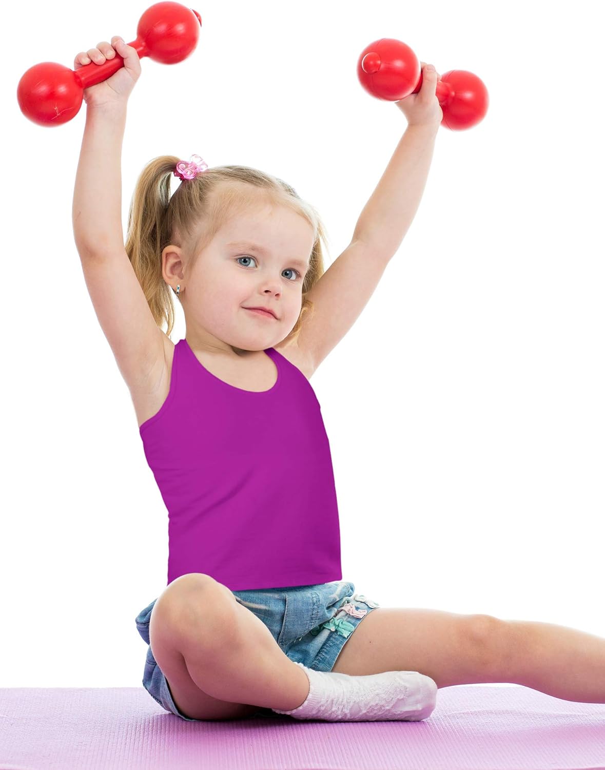 Boao Girls Dance Tank Top - Sleeveless Racerback Crop for Ballet & Gymnastics | Athletic Wear