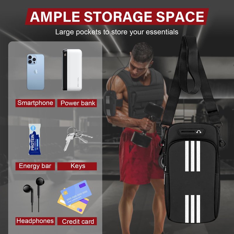 35LBS / 16PCS Iron Weights Adjustable Weighted Vest Men, Weight Vest for Men with Cell Phone Armbands,Weighted Workout Vest for Functional Training, Bodyweight Training, for Man and Women