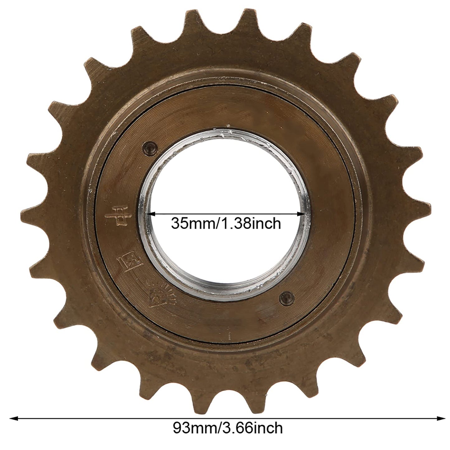 Demeras Flywheel Sprockets Parts, Flywheel Bike Rear Wheel Freewheel 22T Flywheel Sprocket Gear Cycling Modified Accessory, Electric modifiion Accessories