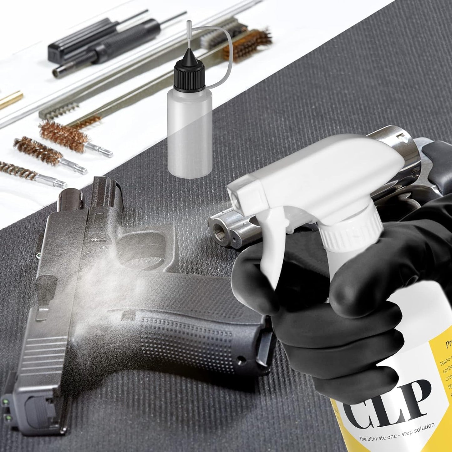 Qucship 16 Oz Premium Gun Lubricant | Multi-Purpose Gun Cleaning Kit with Oil & Cleaner