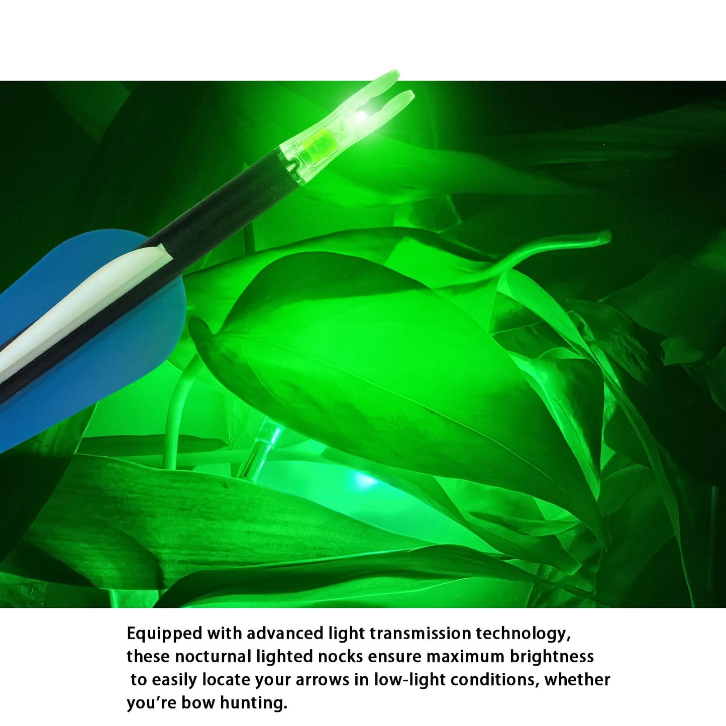 xxiaojun 18PCS Lighted Nocks for Arrows Universal with .204 .233 .244 .246 Inside Diameter with H, S, Gt Bushings,High Visibility Led Lighted Nocks for Archery Hunting,On/Off Switch Included.