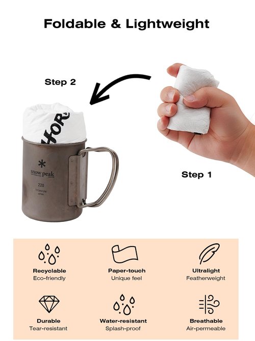 Nasebila Lightweight Insulated Food Pouch, Reusable Insulated Bag for Freeze Dried Meals, Waterproof Thermal Sandwich Bag, Small Hot Cold Food Bag for Backpackers (1 Pack, White)