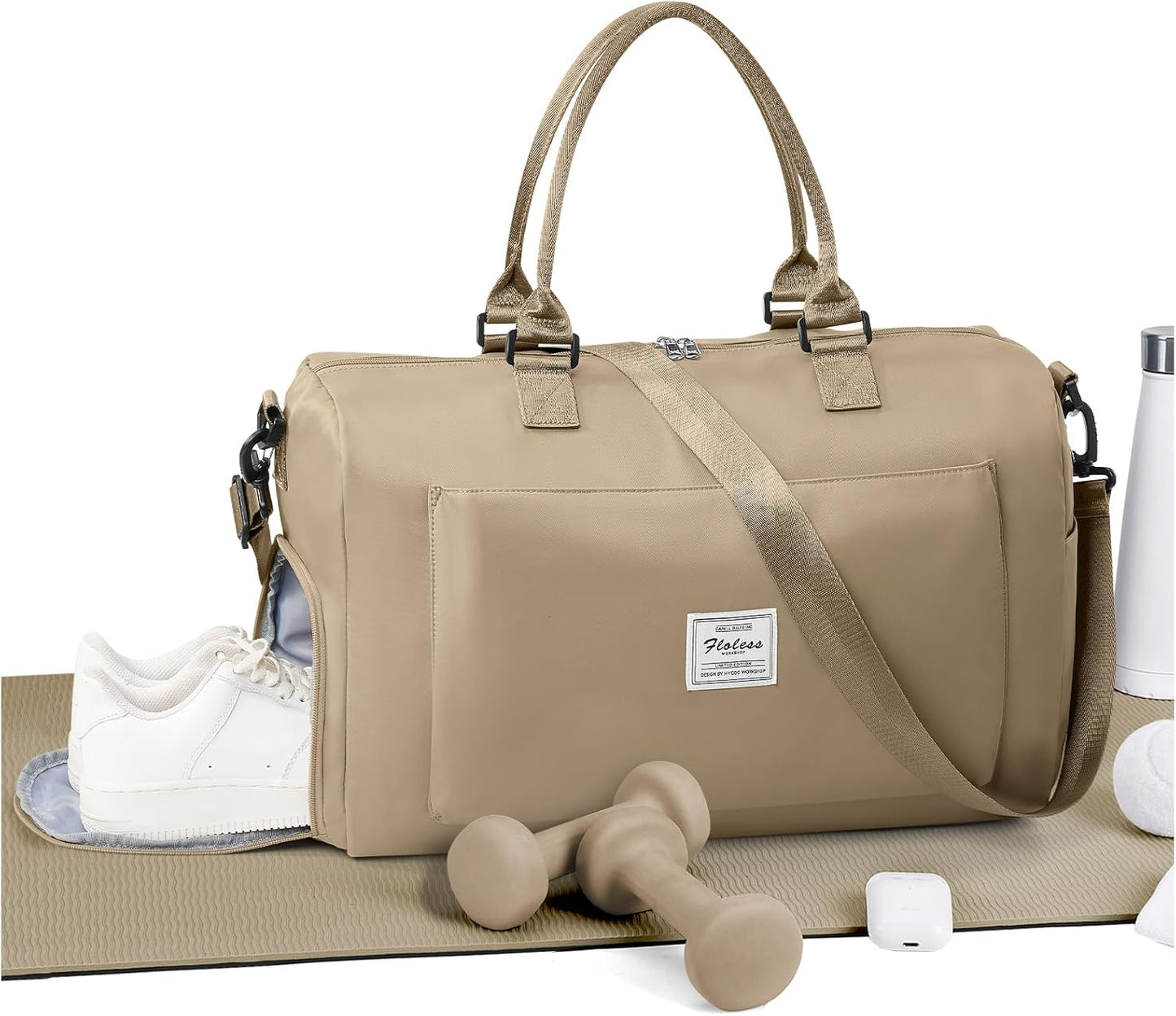 Skiennix Women's Gym Bag - Stylish Travel Duffel Tote for Weekend & Overnight Use