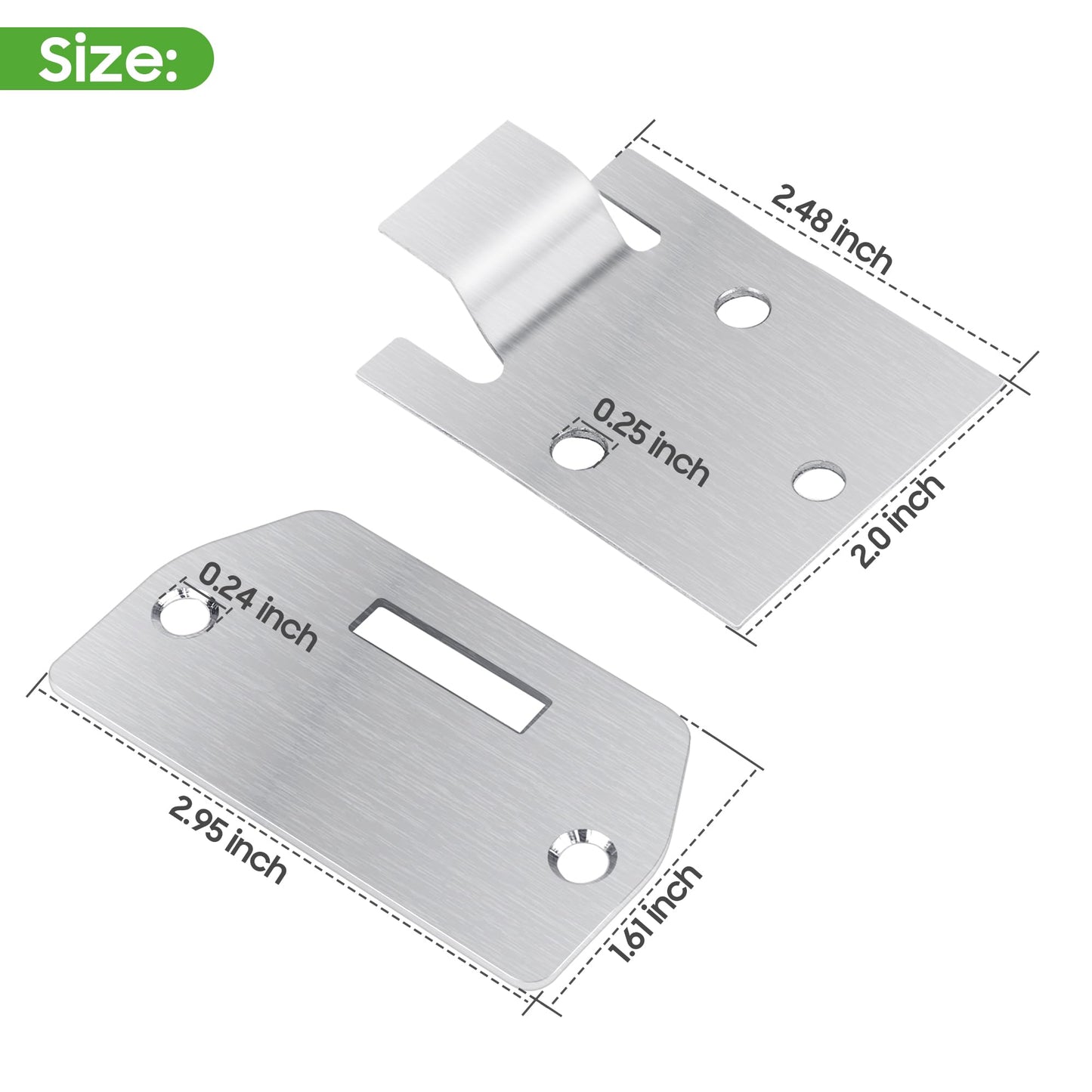 10L0L Golf Cart Seat Bottom Hinge Plate for EZGO TXT Medalist 1995.5-up, EZGO MPT Shuttle Workhorse Series 2001-up, 2 Set, OEM# 71610-G01 71610G01 71609-G01 71609G01