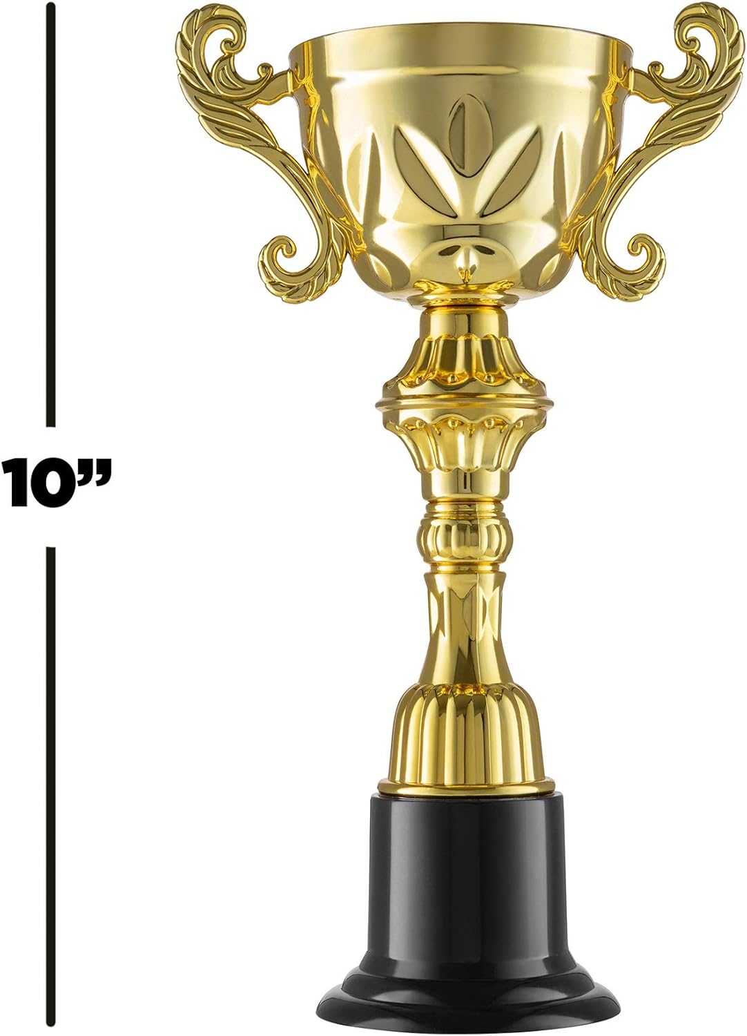 PREXTEX Golden Trophy Award - Perfect for Celebrations, Ceremonies & Appreciation Gifts | Ideal for Kids & Adults
